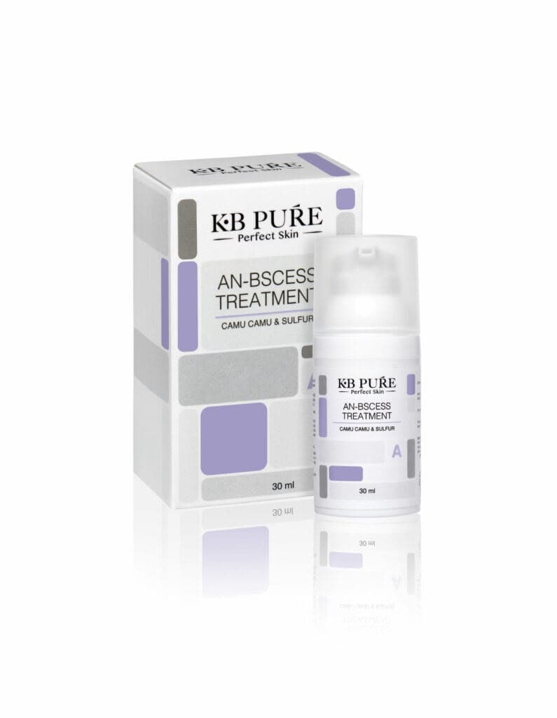 אריזה וצנצנת של AN-BSCESS TREATMENT מבית KB Pure