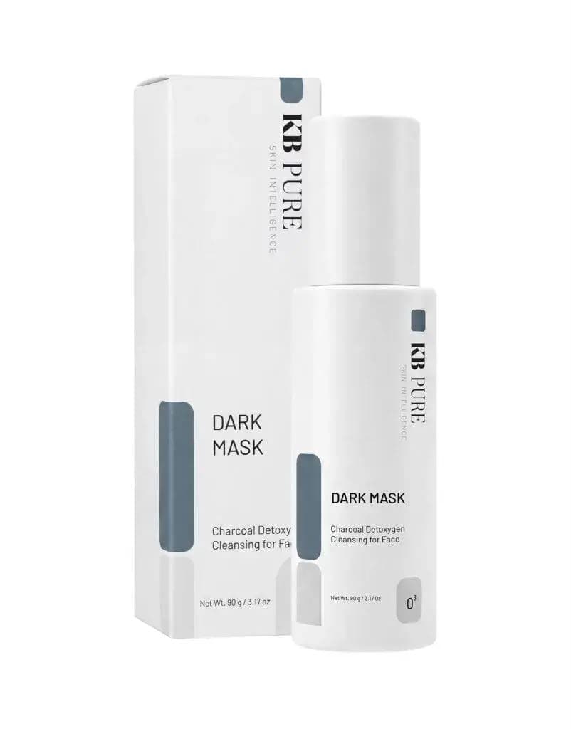 אריזה ובקבוק של DARK MASK מבית KB Pure